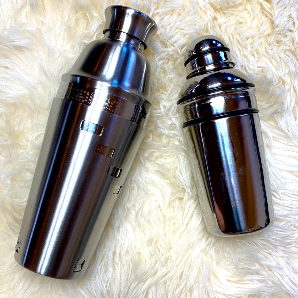 ✨2️⃣✨ *shiny* Silver MARTINI/DRINK shakers